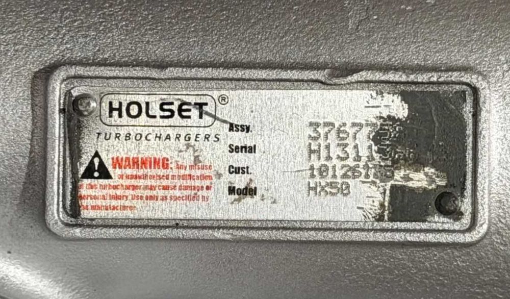 Turbosuflanta Holset HX50- 3767758 Liebherr