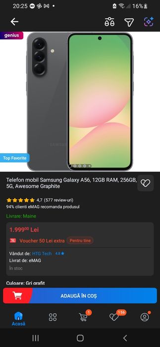 Samsung A56 SIGILAT!