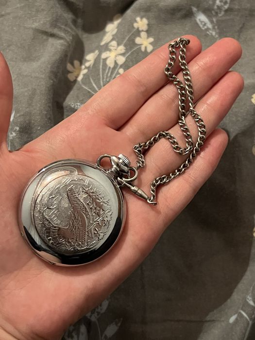 Винтажные карманные часы “Молния”. Часы полностью рабочие!