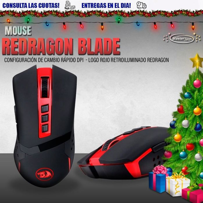 Беспроводная мышка/мышь Redragon Blade (9 кнопок DPI 4800)