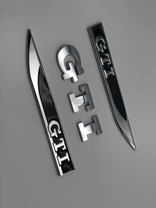 Set Embleme VW GTI negru