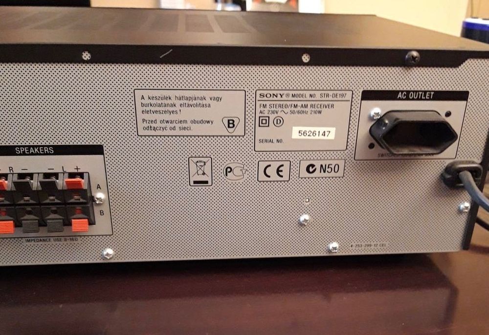 Сони ресивър с радио, като нов