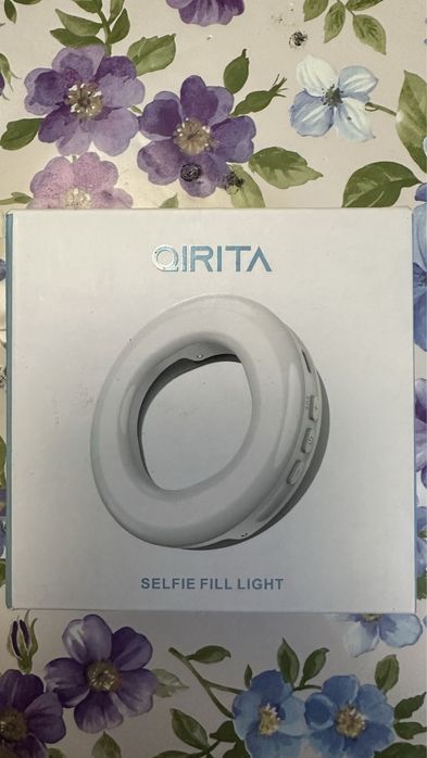 Lumina selfie Qirita cu acumulator pt tel/tab/laptop noua sigilata