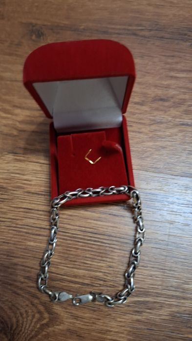 Сръбро-гривна,синджир,обеца за пъп