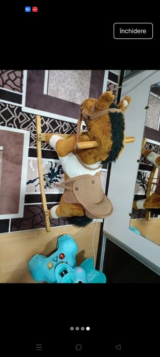 Căluț de plus,stil balansoar