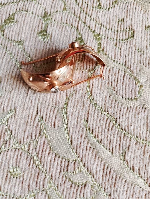 Серьги золотые 585