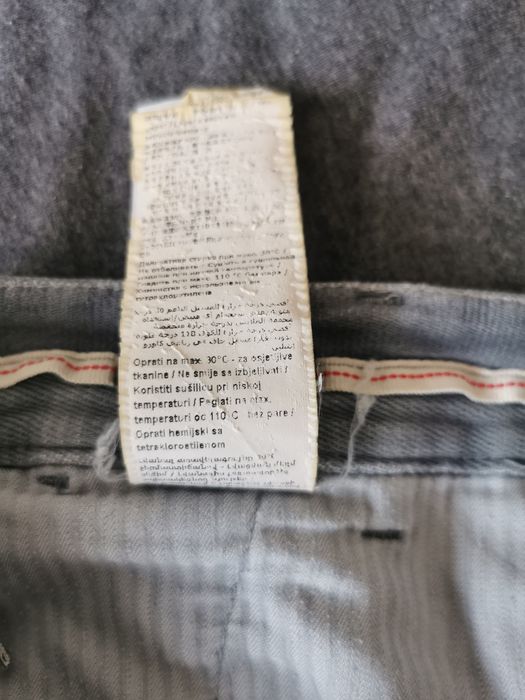Pantaloni bărbătești LIU JO Uomo, mărimea 44, gri, fabricați în Italia