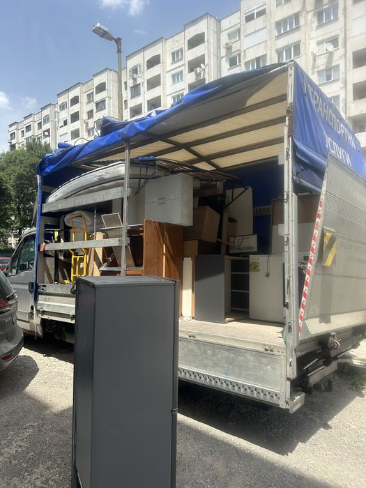 Бус с шофьор до 2 т . Товарен транспорт София