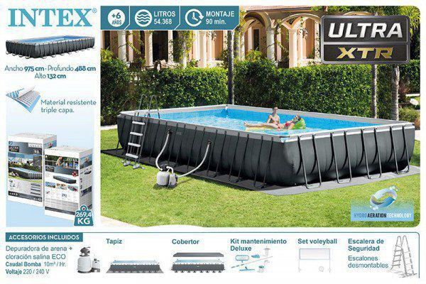 Intex 549x274x132 каркасный бассейн комплект