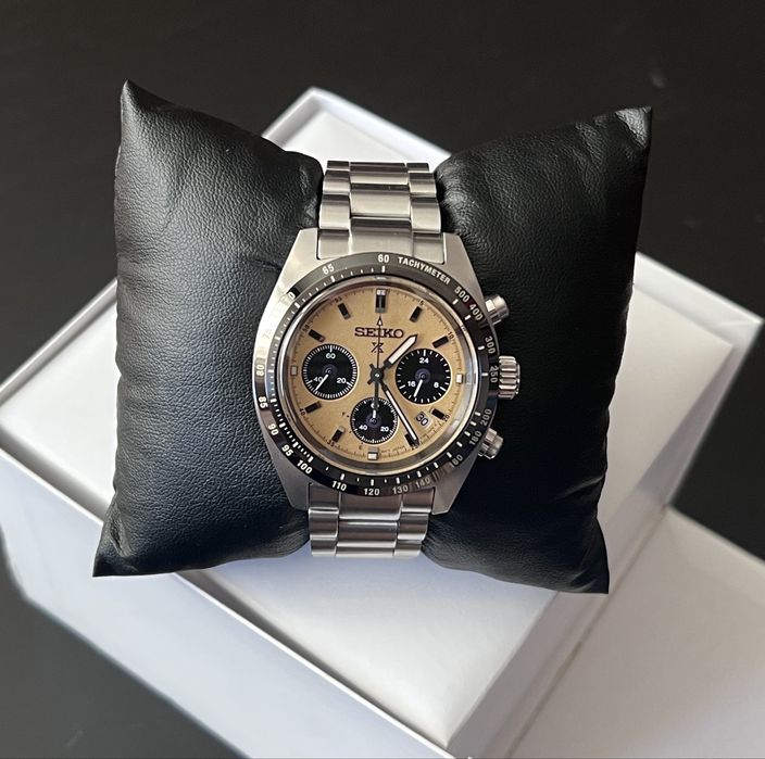 Seiko Prospex Speedtimer 39mm 1969 Reissue Solar Chronograph SSC817P1