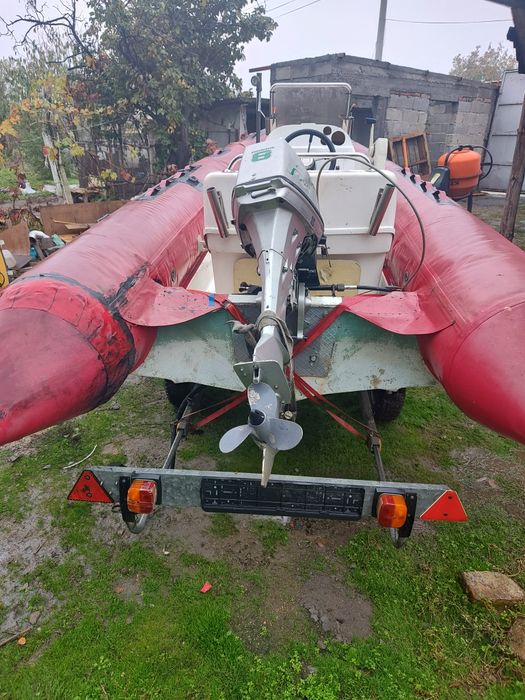 Лодка риб/RIB 5м. с колесар