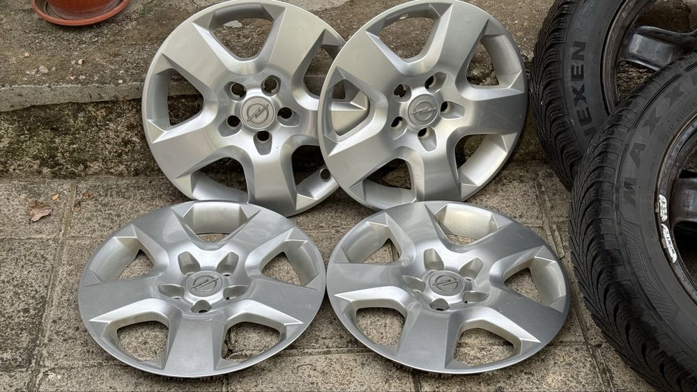 16” структурни джанти за Opel с добри зимни гуми 205/55/16 (2 х Maxxis Premitra Snow 91H (DOT3520) + 2 х Nexen WINGUARD SNOW G3 WH21 91T (DOT 2724))