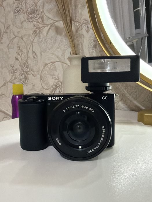 Sony Zv e10 + вспышка godox im30