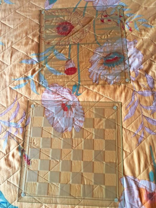 6в1 Стъклени Шах, Табла  Дама... комплект игри