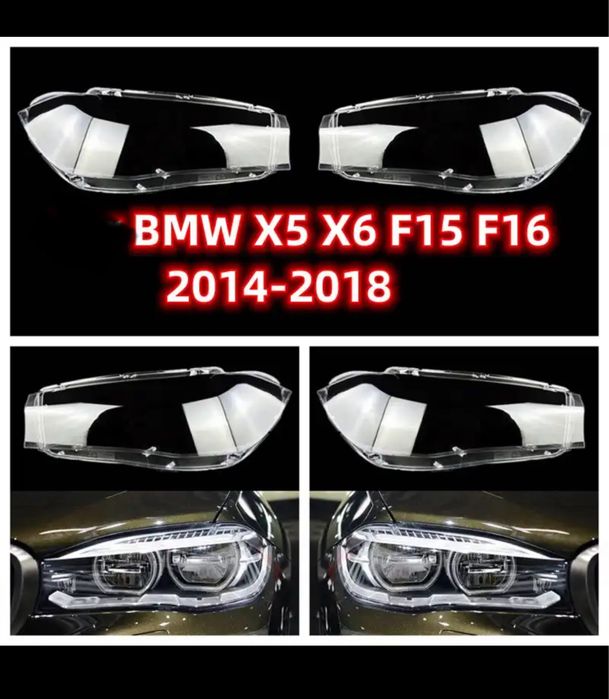 sticla far BMW X5 X6 F15 F16 2014-2018/carcasa F15 F16 noua