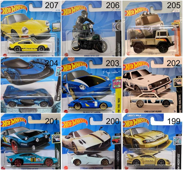 Метални колички Hot Wheels Хот Уиилс в мащаб 1:64 От различни години 1