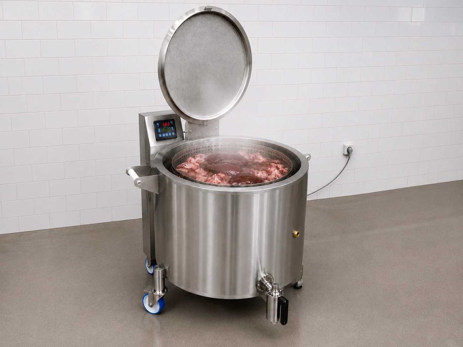 Linie procesare carne si obtinere de mezeluri, afumaturi si specialități din carne - Productivitate 1 Tona /zi