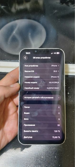 Iphone 13 128GB white