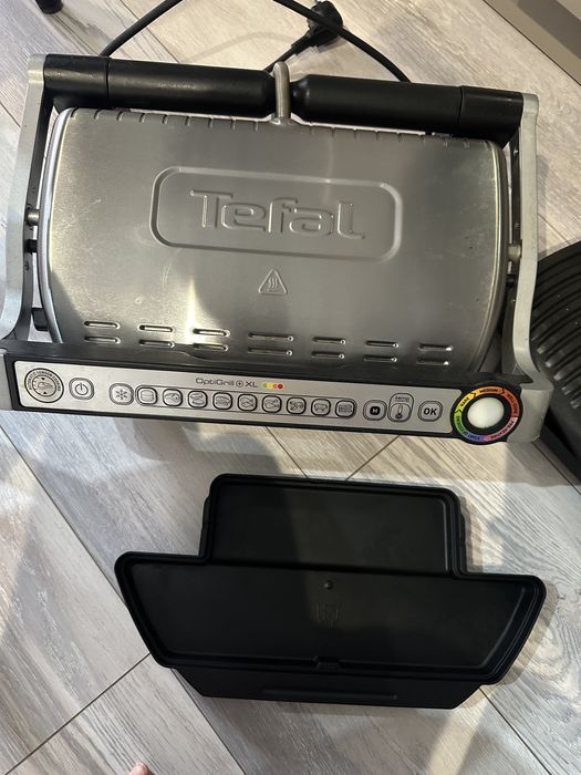 Гриль Tefal optigrill +XL GC 724D12 серый