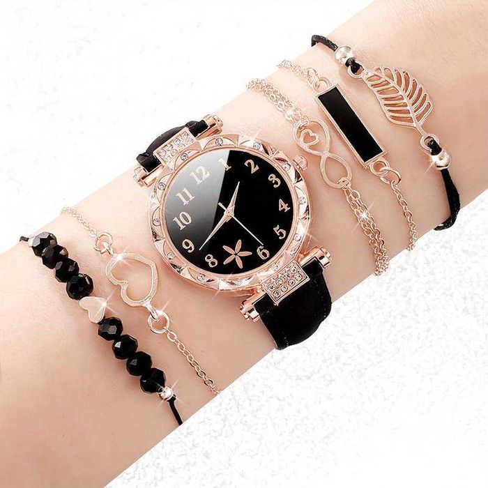 Ceas Cu Cuarț Pentru Bărbați-Femei, Calendar Luminos, Rezistent La Apă