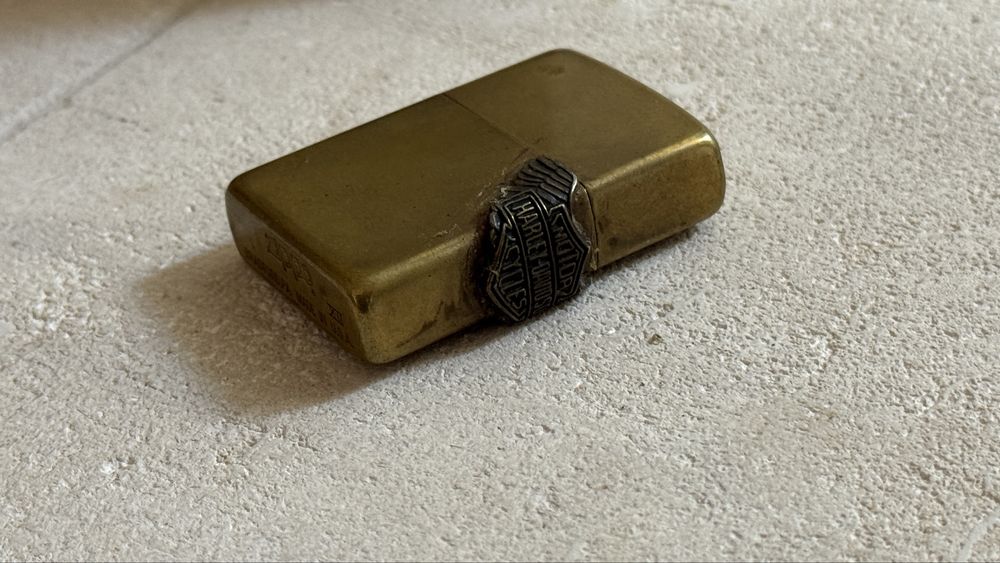 Zippo harley davidson brass bricheta