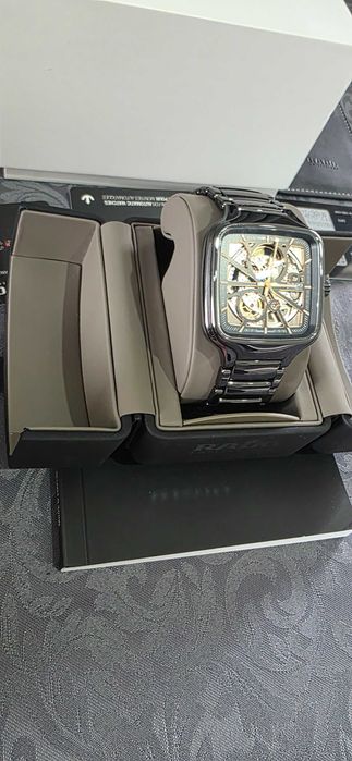 Rado True Square Automatic Open Heart (Full Set / Като нов)