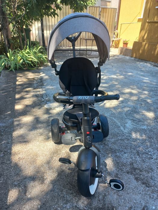 Tricicleta bicicleta QPLAY Rito , vârsta 10-72 luni pliabila