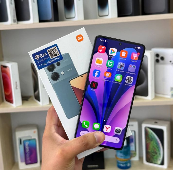 Redmi note 13pro 12/256gb ideal ochilmagan usta kurmagan aybi yuq tozz