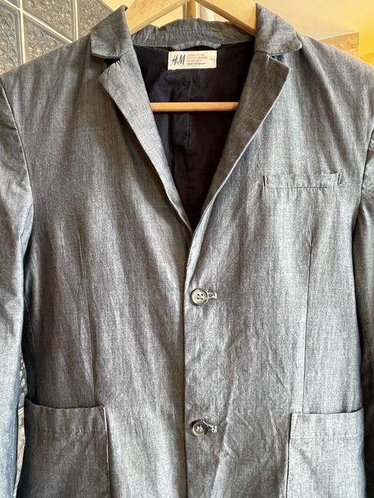 Детско синьо сако 164 см H&M