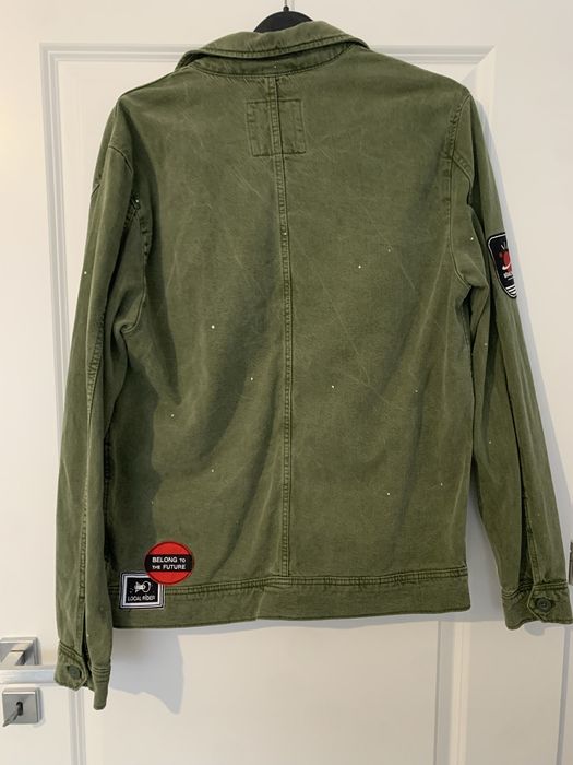 Camasa jean kaki Zara barbati/adolescenti