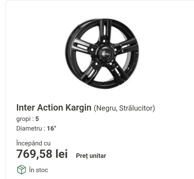 Vand jante opel vivaro sau renault trafic si cauciucuri de vara 215 65r 16