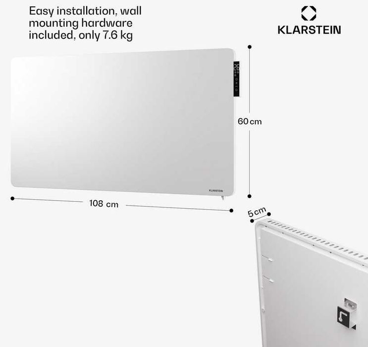 Инфрачервен отоплител Wonderwall Air Art Smart Klarstein