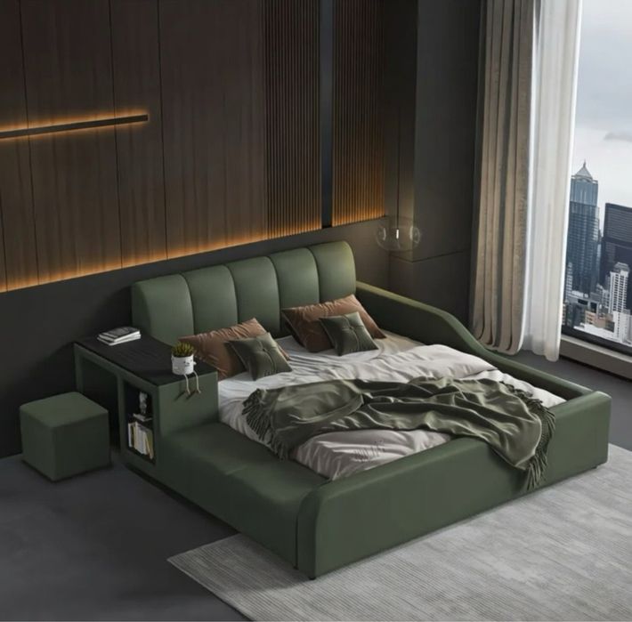 Premium детская кровать из натуральной кожи