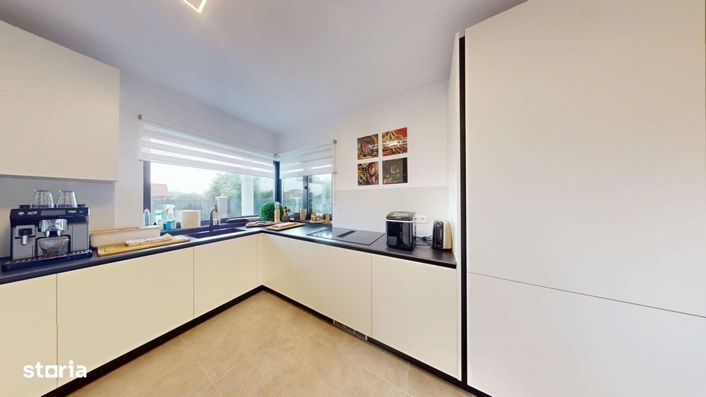 Casă premium - 108 mpu, teren 284 mp, mobilată Rovere, zonă liniștită