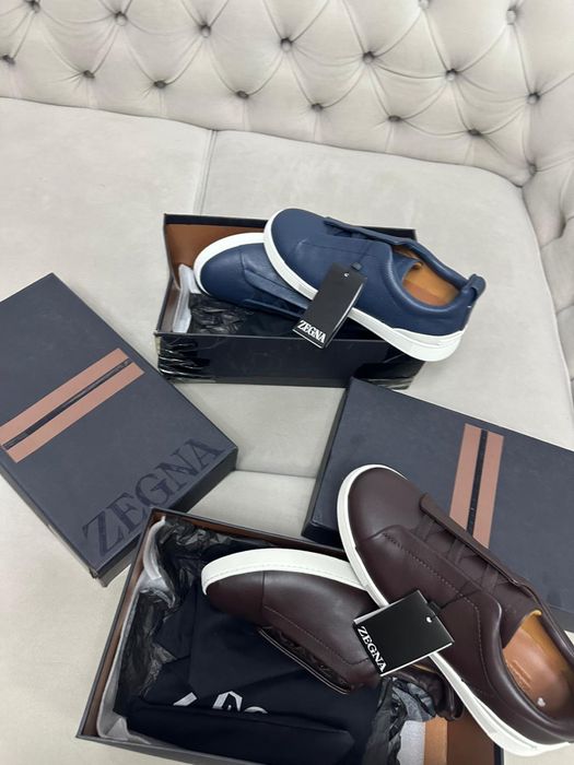 Adidasi eleganti Zegna barbatesti