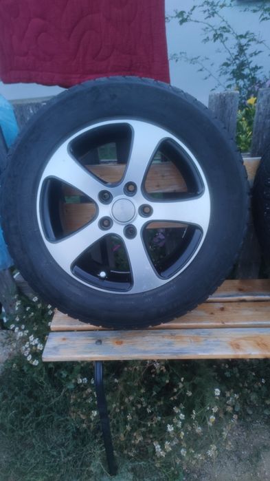 Легкосплавные диски с зимней резиной  Michelin