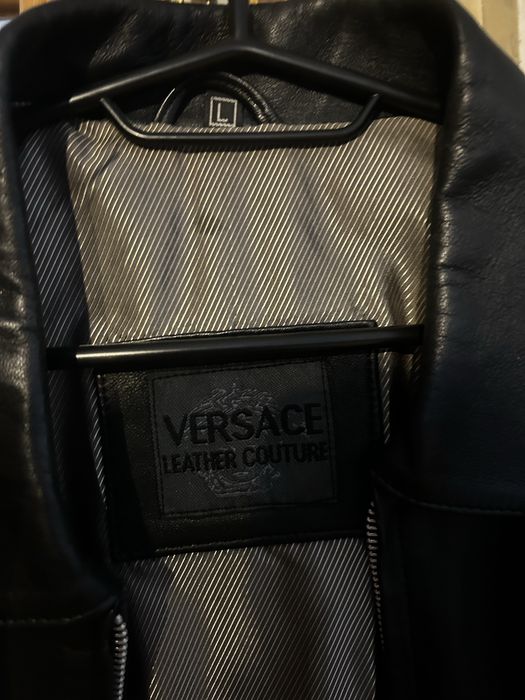 Geaca de piele Versace