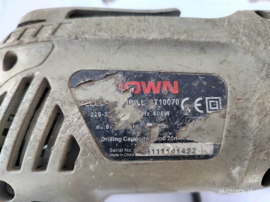 Дрель от сети crown