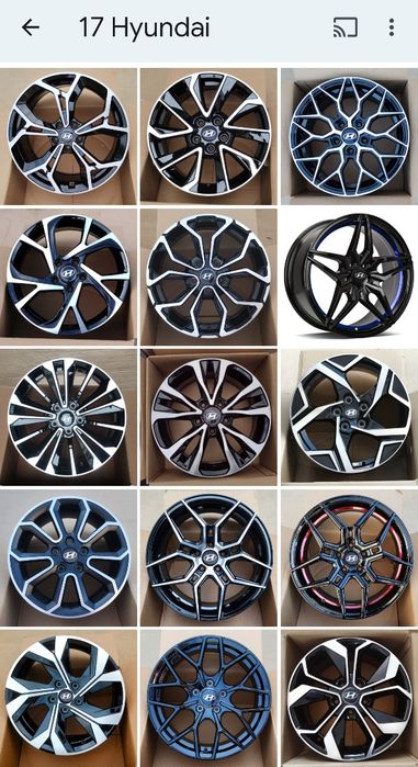 Jante 17 Hyundai Tucson Santa Fe Kona Sonata i20 i30 i40 Ioniq ix20 ix35 Nexo XG Veloster
Jante Noi cu Factura si Garantie ‼️autohauss.ro‼️