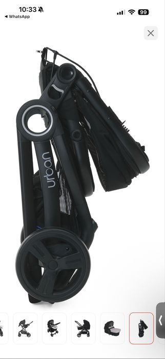 Коляска универсальная 3 в 1 Chicco Urban Plus