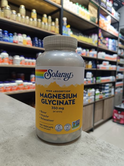 Solaray magnesium glycinate 240 veg capsules