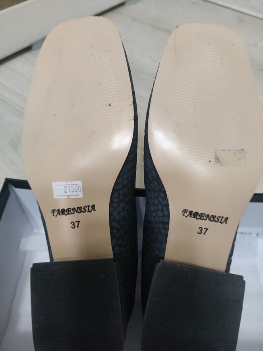 Туфли осенние серые