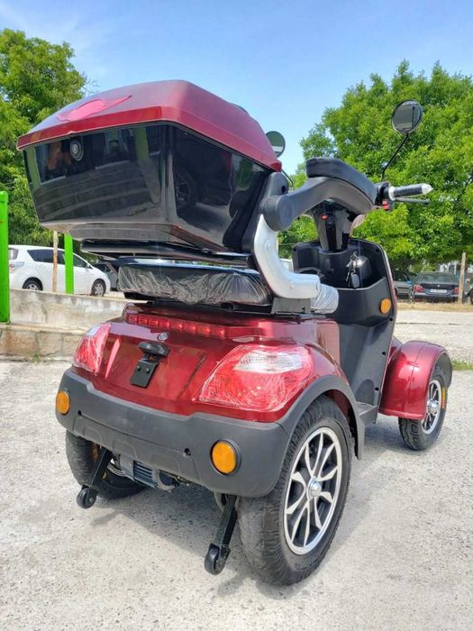 НОВО Електрическа Четириколка FM4 1500W - RED/BLACK