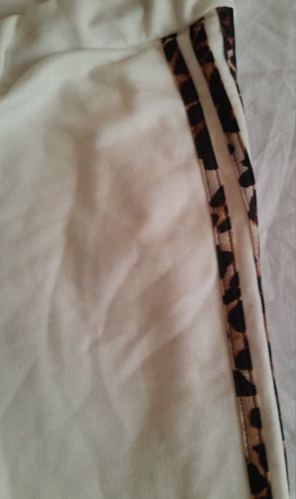 Bluza si pantaloni trening femei culoare alba bumbac