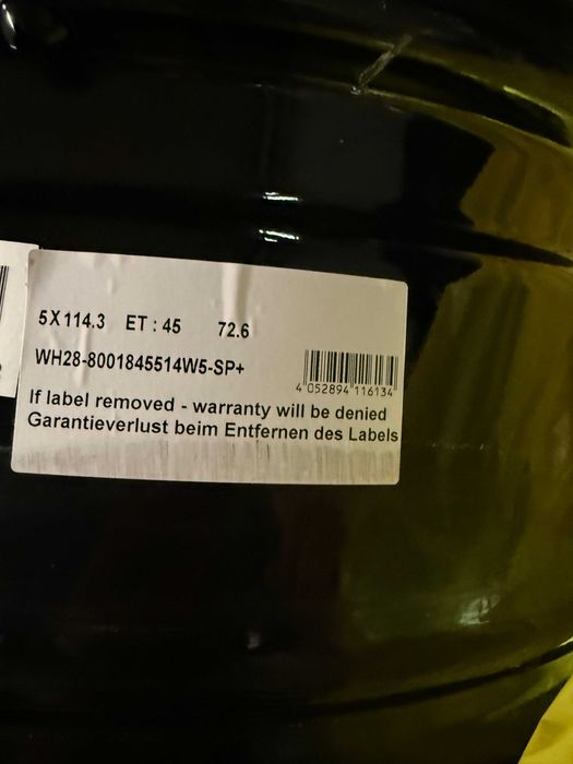 Джанти 18" 5x114.3 ET45 (Kia Hyundai Mazda Honda Toyota Lexus)