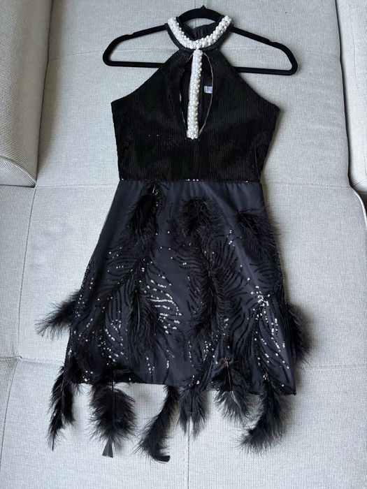 Дамска черна рокля