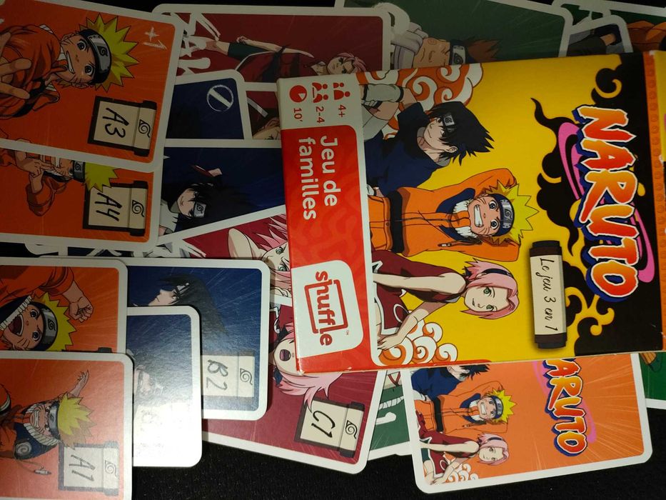 carti de joc Naruto (originale în lb. franceza)