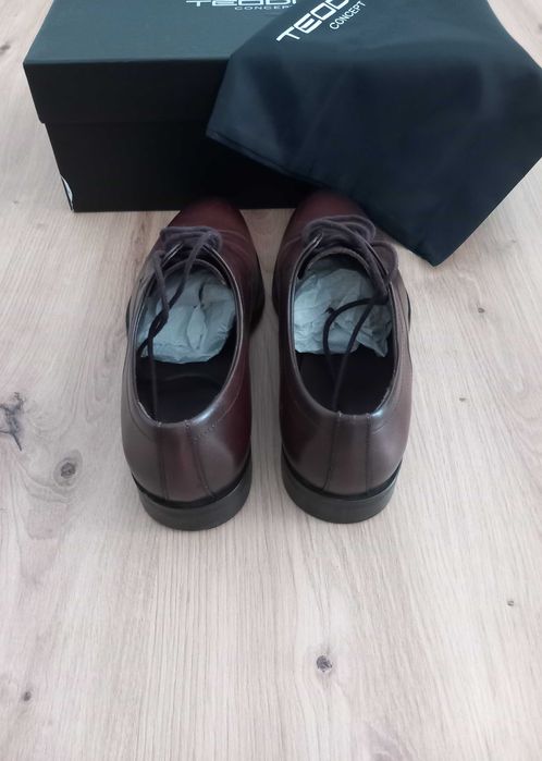 Подарявам за абитуриент в нужда Мъжки обувки Teodor - естествена кожа