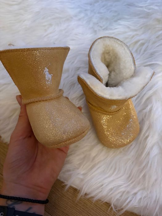 Боти златисти Polo Ralph Lauren