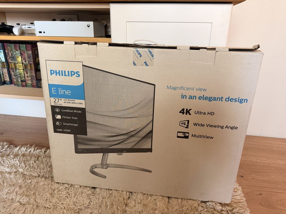 4К UHD монитор Philips 27” IPS 109% sRGB